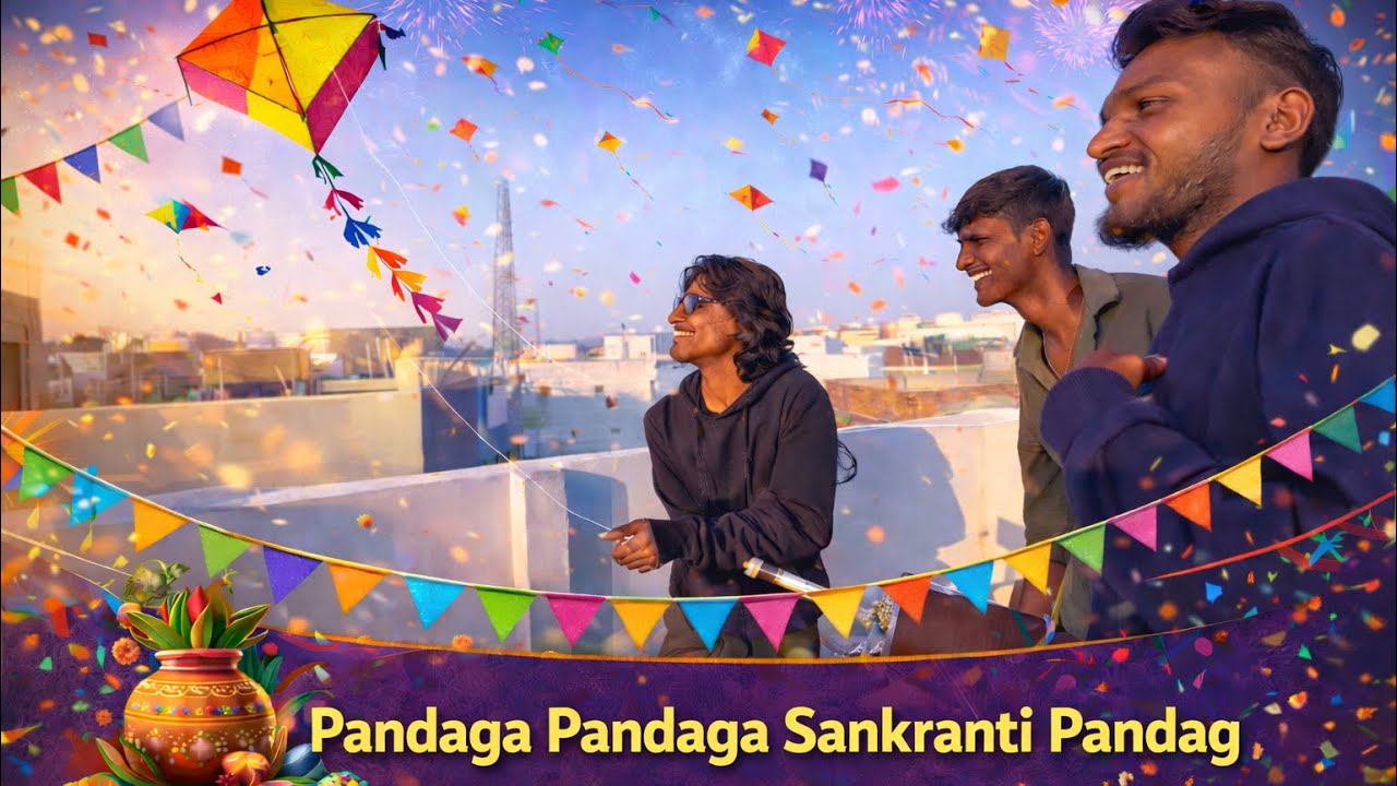పండగ పండగ సంక్రాంతి పండగ 🪁| Sankranti Vibes Be Like 🔥🪁| Sankranti Celebrations with Friends
