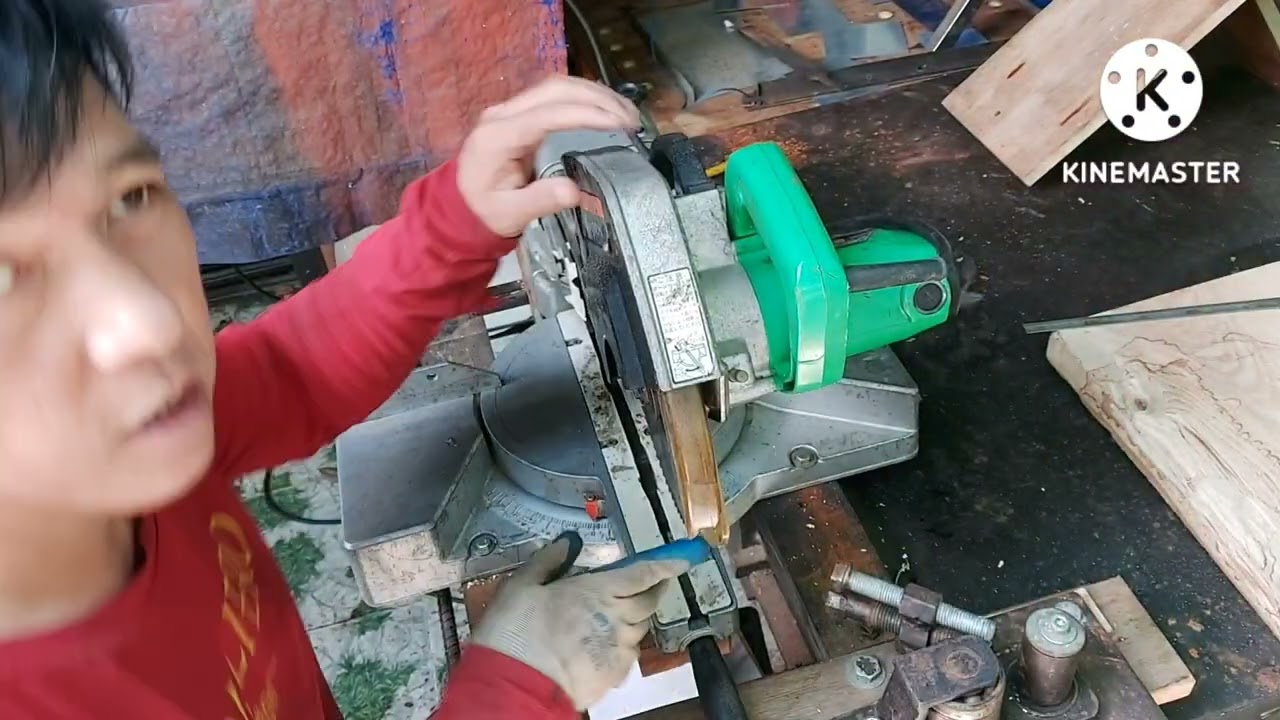 Máy cưa trượt Hitachi nhật bãi