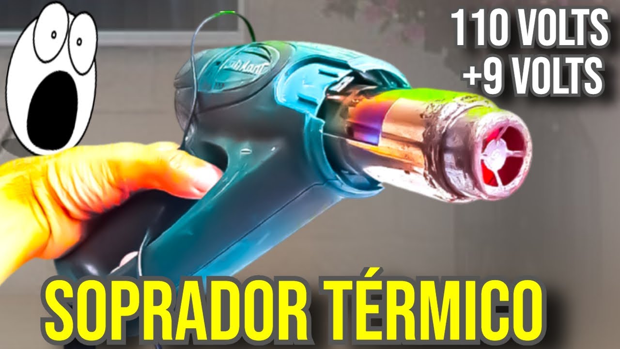 SOPRADOR TÉRMICO MODIFICADO - LIGAMOS NA FONTE E TOMADA 110 VOLTS