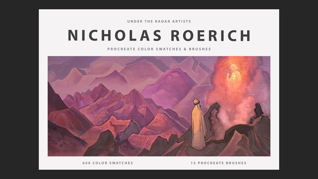 Testing Nicholas Roerich&rsquo;s Procreate Brushes (Gouache, Watercolor and Oil Pastel) by Digi Life