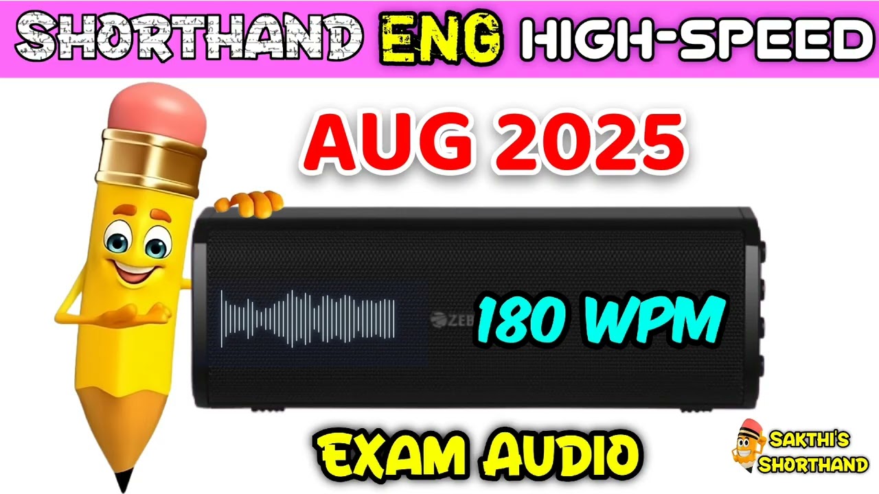 English High speed Aug 2025 🚀 180 WPM