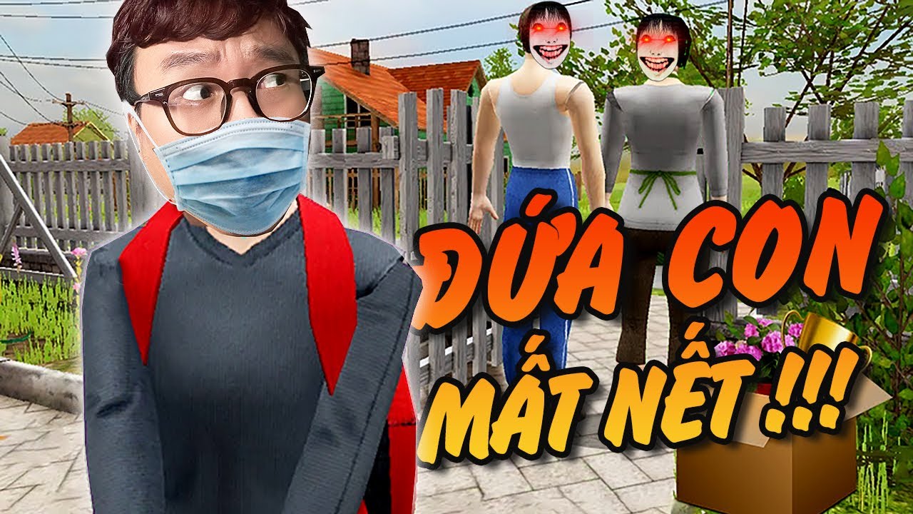 GAME GIẢ LẬP ĐỨA CON MẤT DẠY =)))) BỐ MẸ CHÂU Á QUÁ KHẮC NGHIỆT AE Ạ !!! - SchoolBoy Runaway