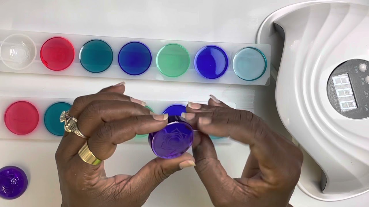 #133-Chakras Resin Stones