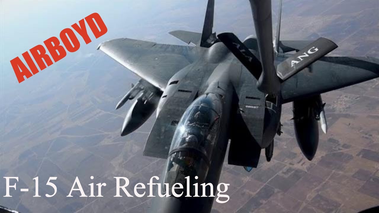 F-15 Aerial Refueling • Al Udeid Air Base