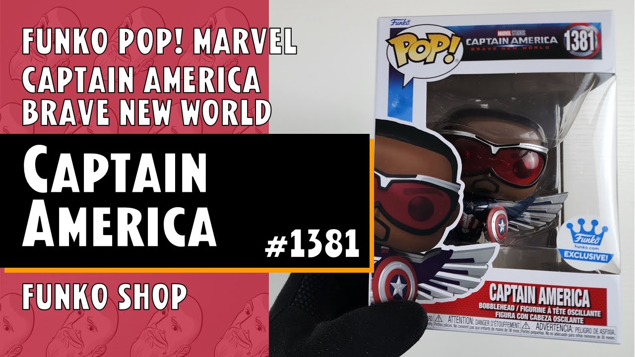 Captain America Funko Pop - 1381 - Captain America Brave New World - Funko Shop