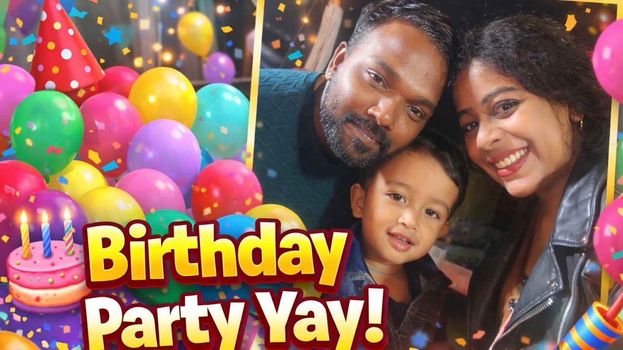 Birthday party day🤩🥳😍🥰