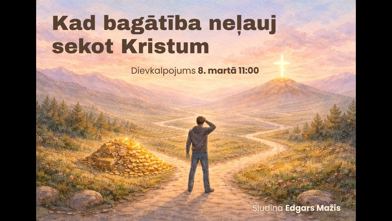 Āgenskalna baptistu draudzes dievkalpojuma tiešraide 08.03. 2026. plkst. 11:00