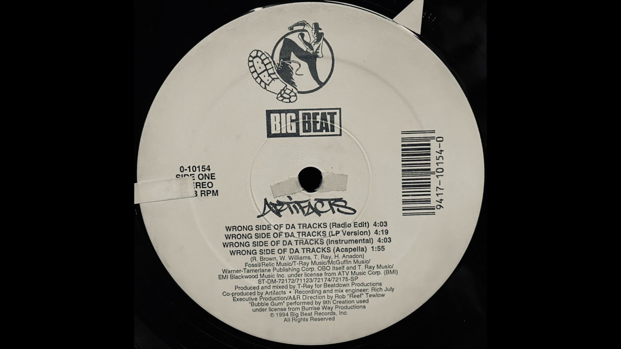 Wrong Side Of Da Tracks (Instrumental)  / Artifacts