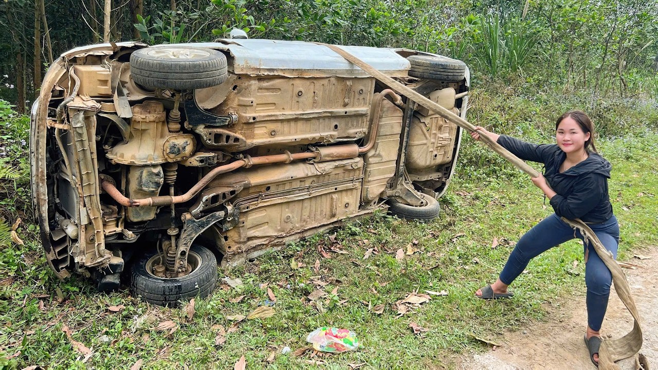 Full video:The great episodes featuring the genius girl repairing car and farm machinery.