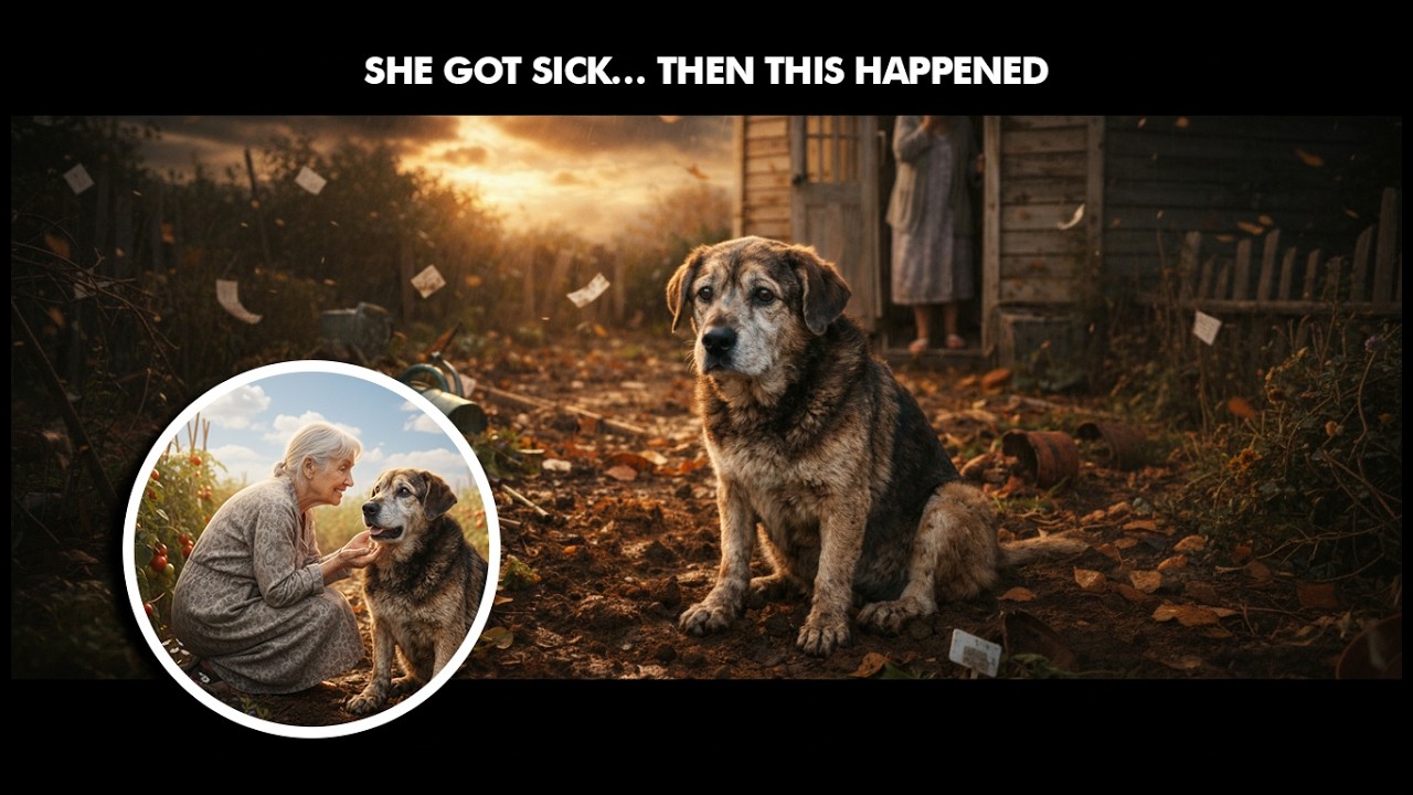 They Destroyed Her Garden… Then Abandoned Her 14-Year-Old Dog