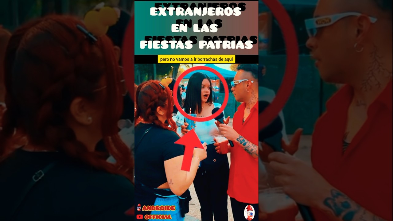 EXTRANJEROS VIVEN LAS FIESTAS PATRIAS EN CHILE POR PRIMERA VEZ Y EST&Aacute;S FUERON SUS REACCIONES #shorts