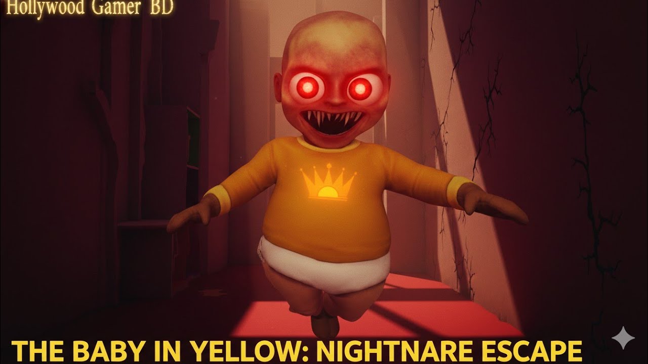 THE BABY IN YELLOW: Full Gameplay! 👶🔥 (Scariest Horror Experience)#thebaby #babygame #horror video 