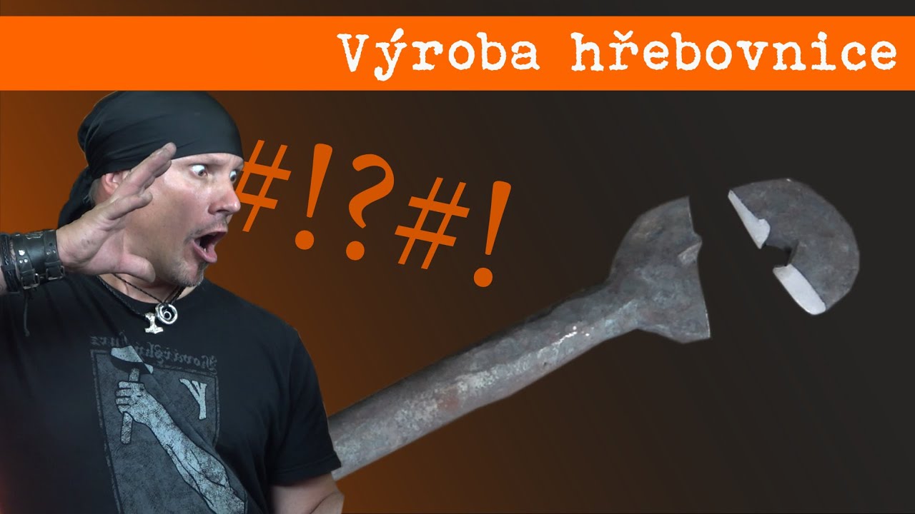 Výroba kovářské hřebovnice  a hřebíků - #forged #nail #header #blacksmithing #kování #hřebíku
