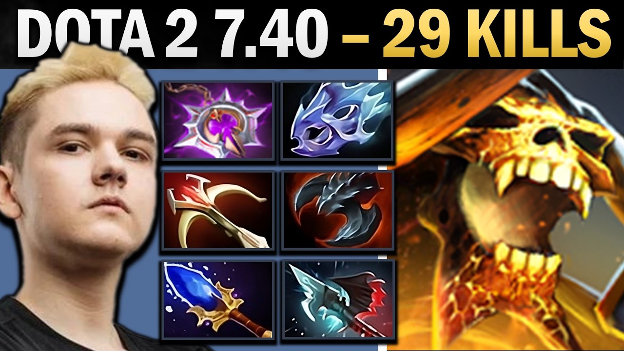 Clinkz Pro Carry with 29 Kills and Moon Shard - Dota 2 Gameplay