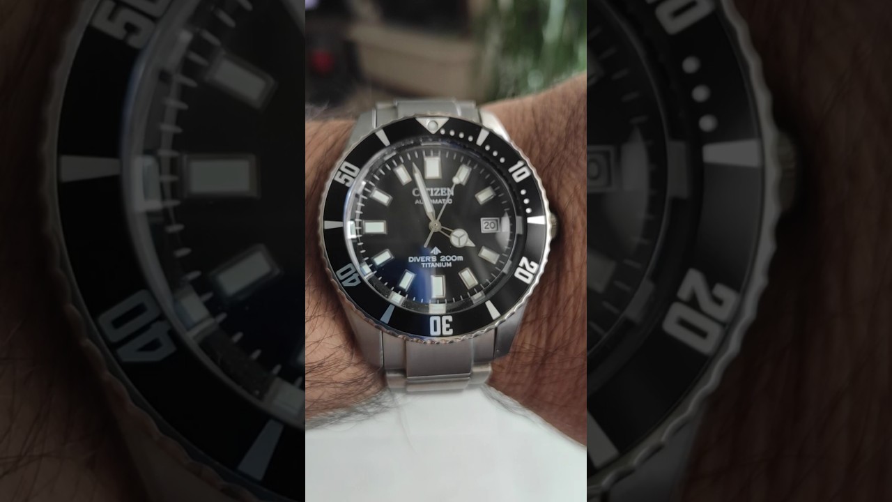 Citizen fujitsubo. 200m iso fully titanium diver. 41mm, sapphire crystal, high beat.