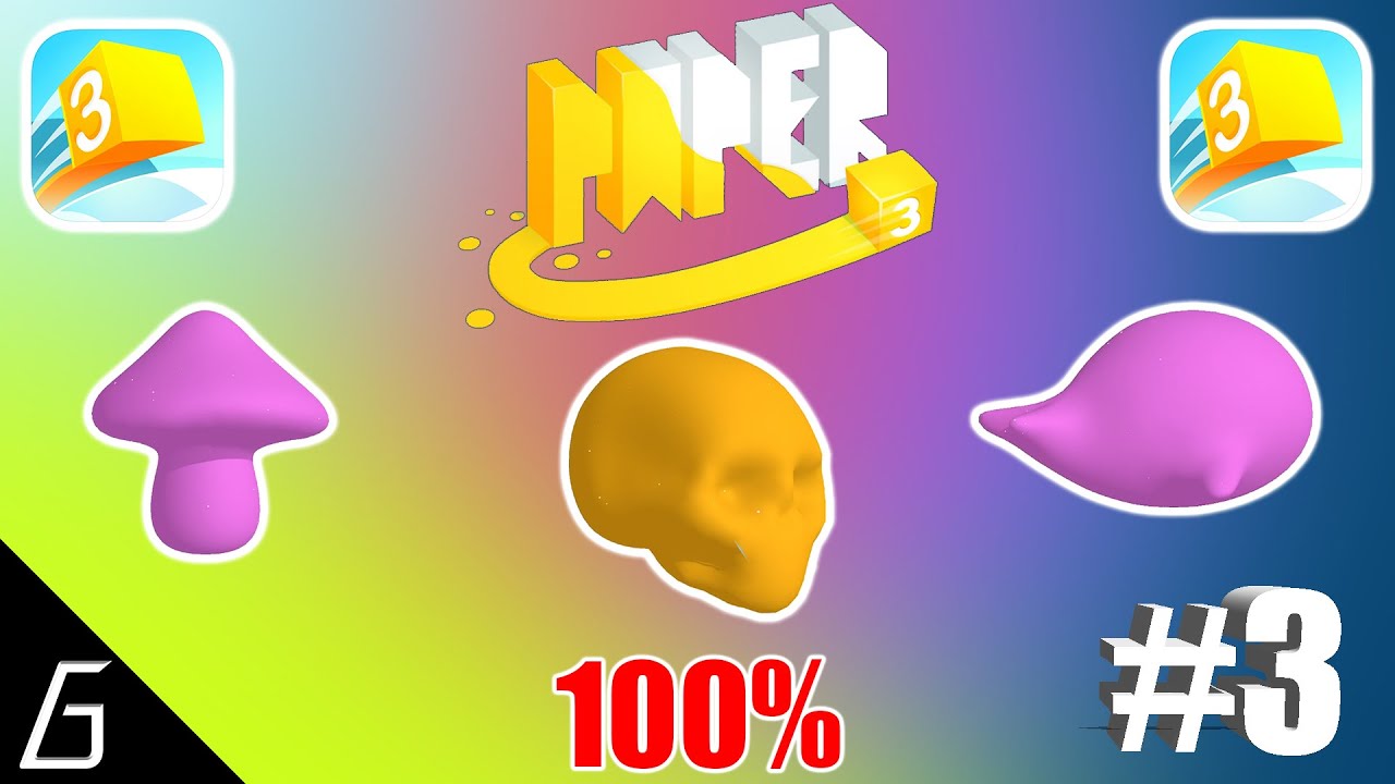 100% on all maps in Paper.io 3D | Part 3 (iOS - Android)