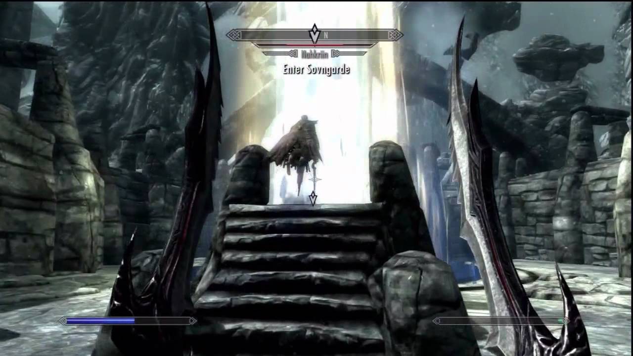 Skyrim: Skuldafn Temple To Defeating Alduin (Gameplay/Commentary)