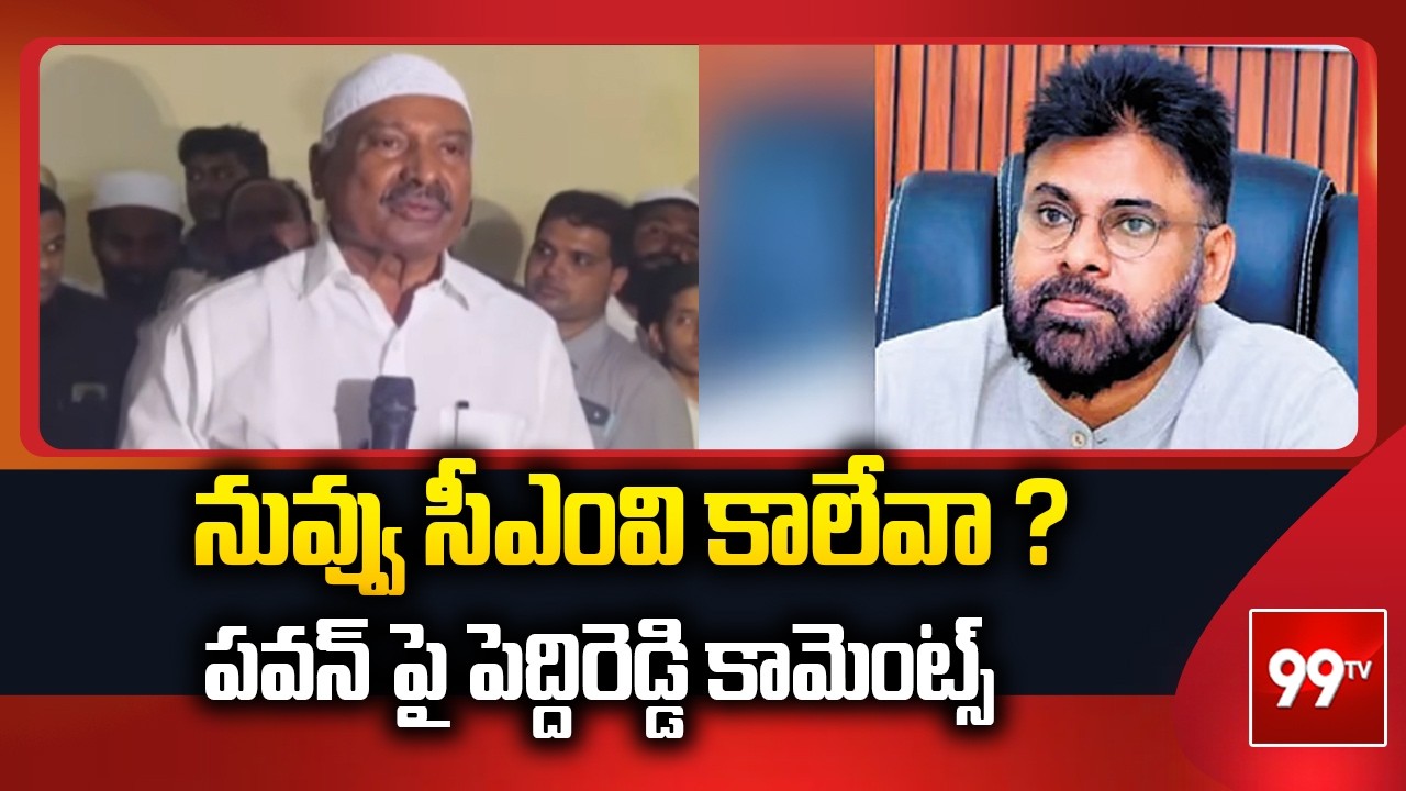 Peddireddy On Pawan : నువ్వు సీఎంవి కాలేవా ? పవన్ పై పెద్దిరెడ్డి కామెంట్స్ | 99TV