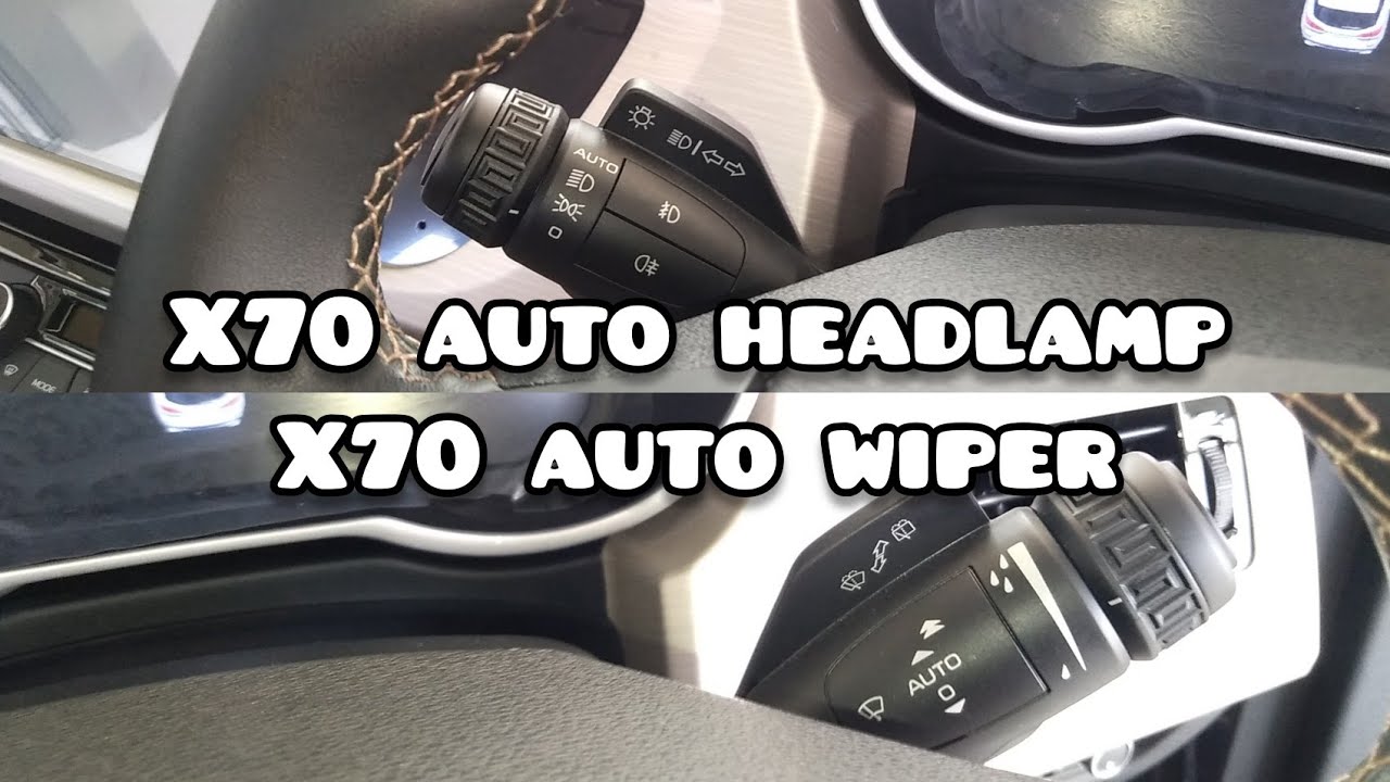 Proton X70 Premium - tutorial auto headlamp dan auto wiper.