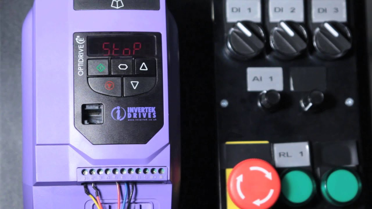 Invertek Optidrive E2 Guide Part 2 -  Basic Settings