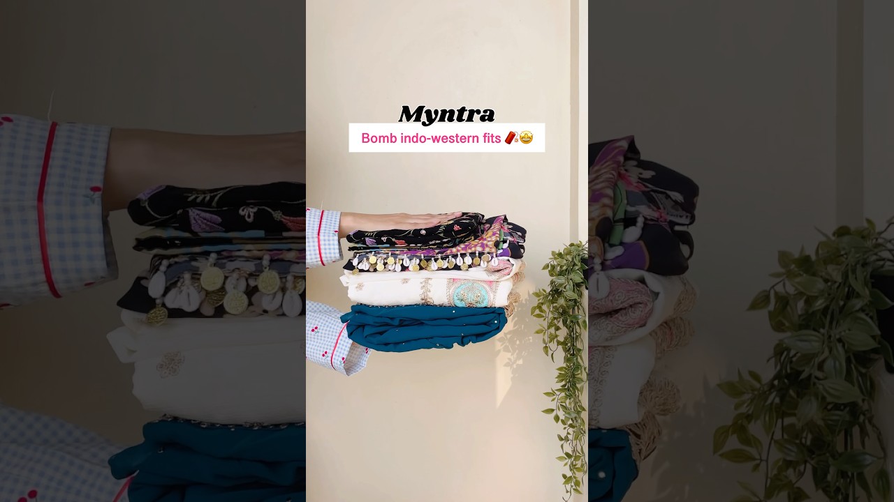 Festive partywear fits 😍 | Myntra Finds | #myntra #indowestern #festivewear #ethnicwear #partywear