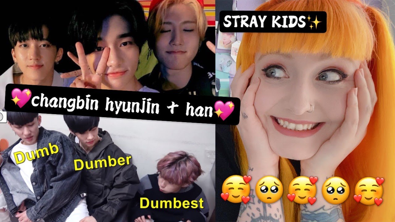 STRAY KIDS 'changbin, hyunjin and han being best friends' REACTION