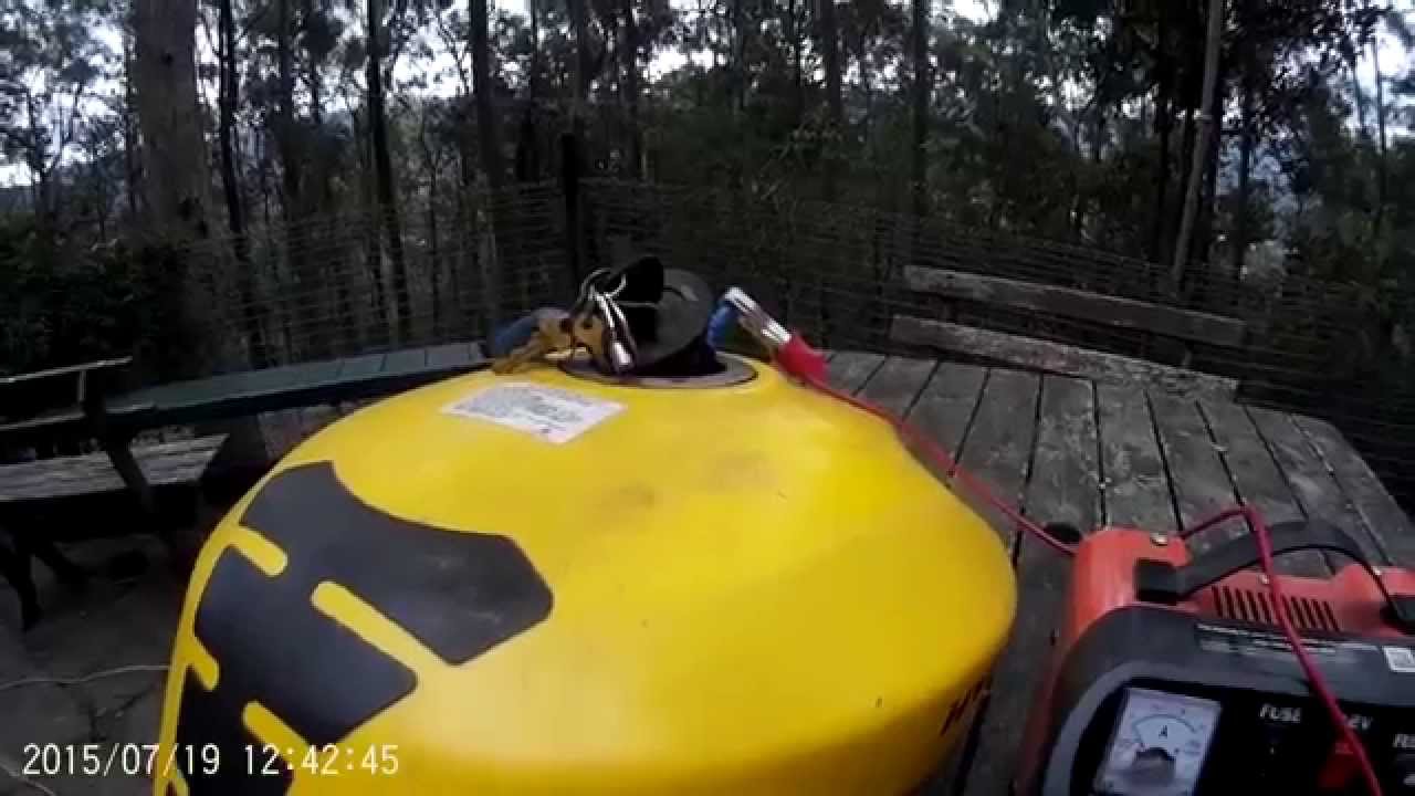 How to Remove Rust from a Fuel  or Gas Tank - Electrolysis