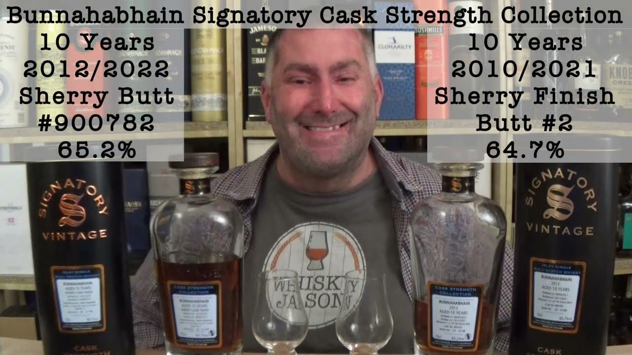 Bunnahabhain Signatory Vintage Cask Strength 10 Years 2012/2022 Sherry Butt 900782 Scotch Review