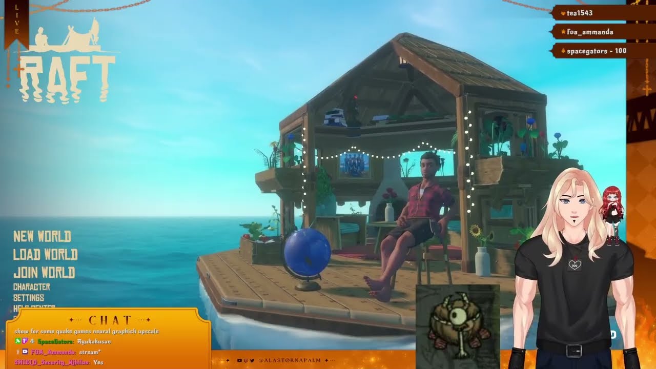 【RAFT】Florida man and a gator turn the raft into a house