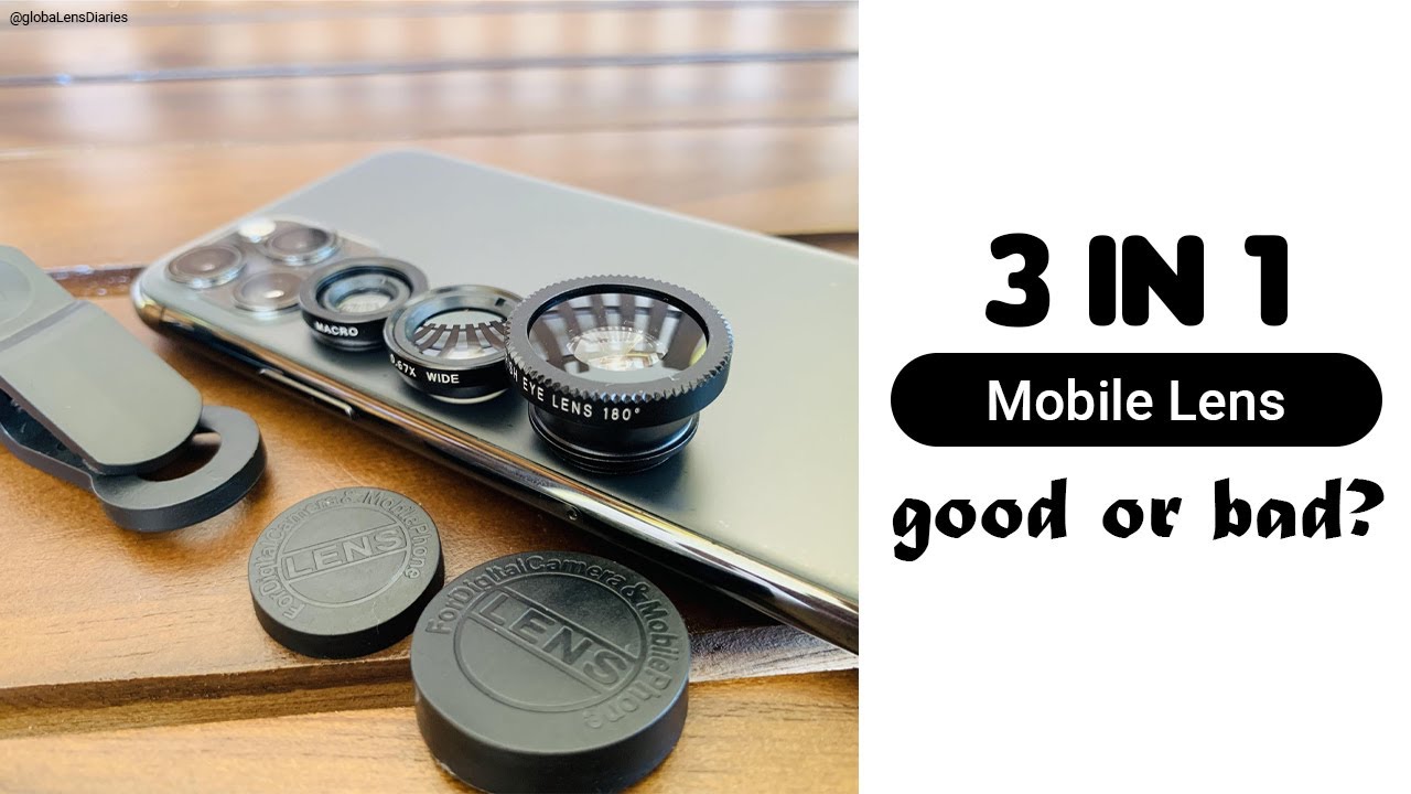 3 in 1 mobile camera lenses are really good??? | Unboxing and Review