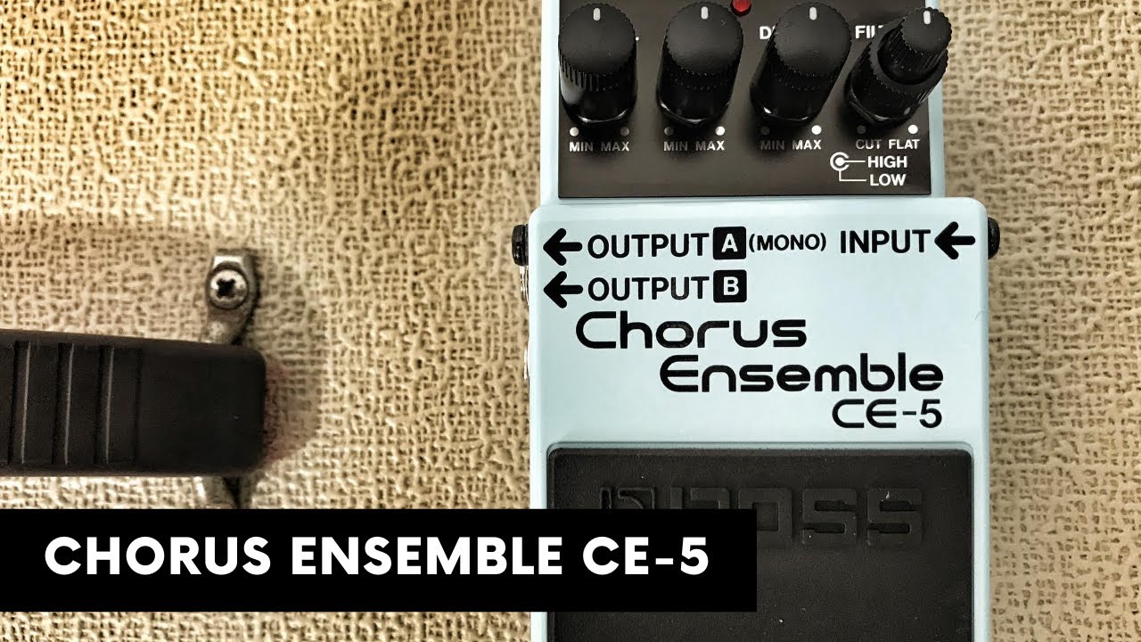 Boss Chorus Ensemble CE-5 - Review - Rodrigo Mellegari.