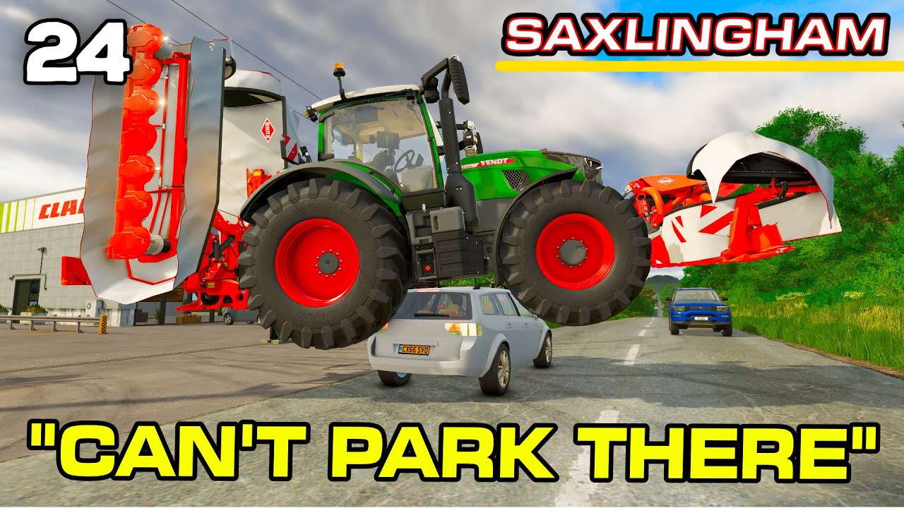 &laquo;ЗДЕСЬ НЕЛЬЗЯ ПАРКОВАТЬСЯ, ДЭЙВ&raquo; | Saxlingham &mdash; Farming Simulator 25 &mdash; Эпизод 24