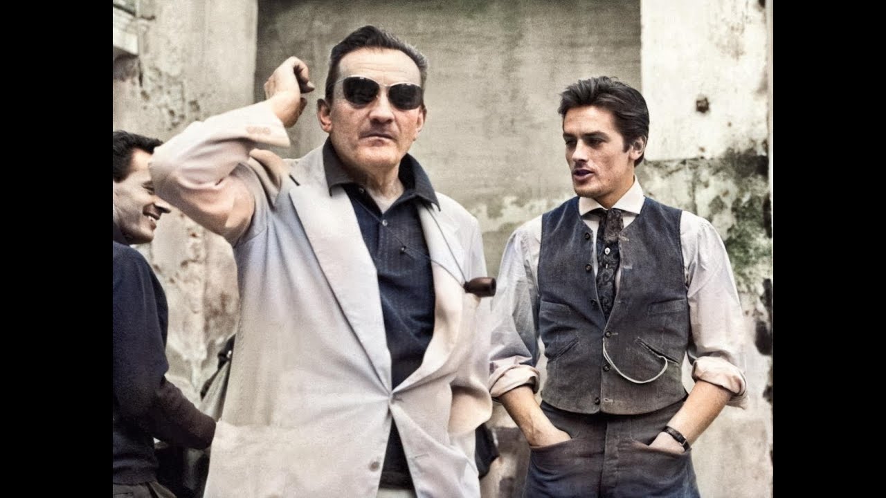 ALAIN DELON & LUCHINO VISCONTI