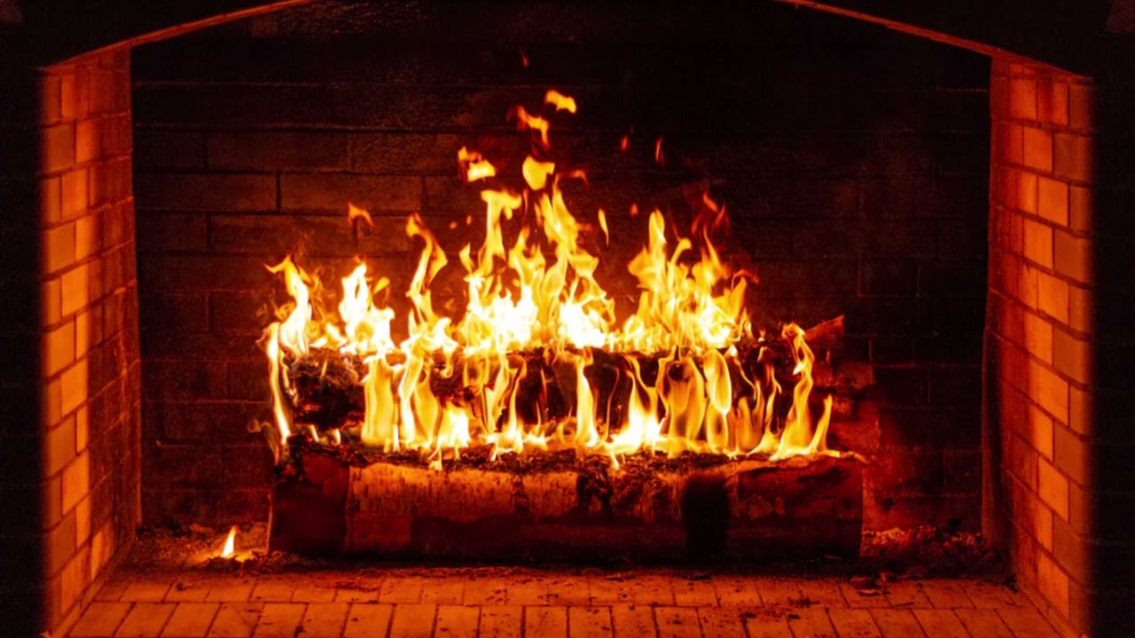 1 hour long fireplace  🔥