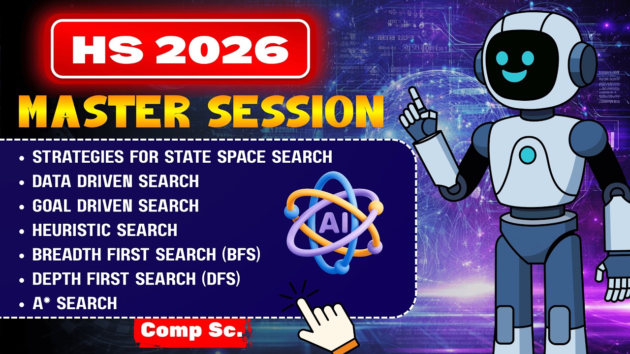 Search as Optimization | BFS DFS Heuristic A* | Class 12 Sem 4 Artificial Intelligence | COMS
