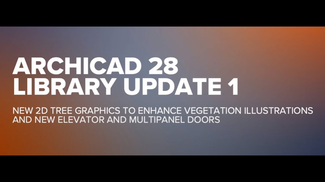 Библиотеки Archicad 28