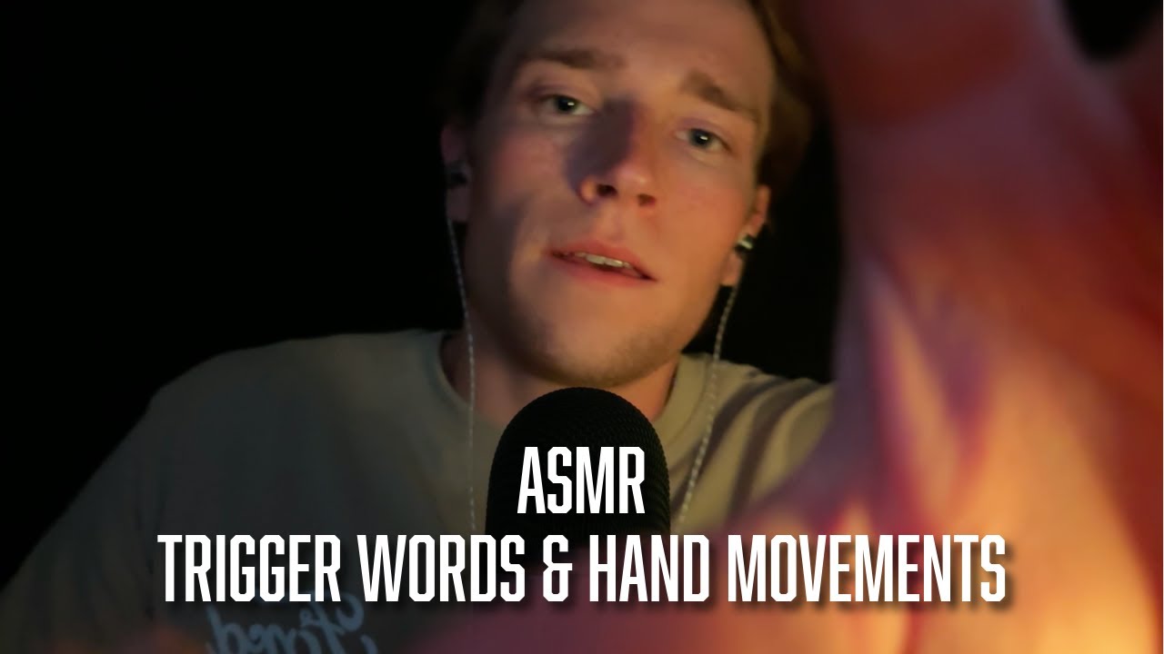 ASMR Mouth Sounds, Trigger Words, Hand Movements & Tracing Tingles