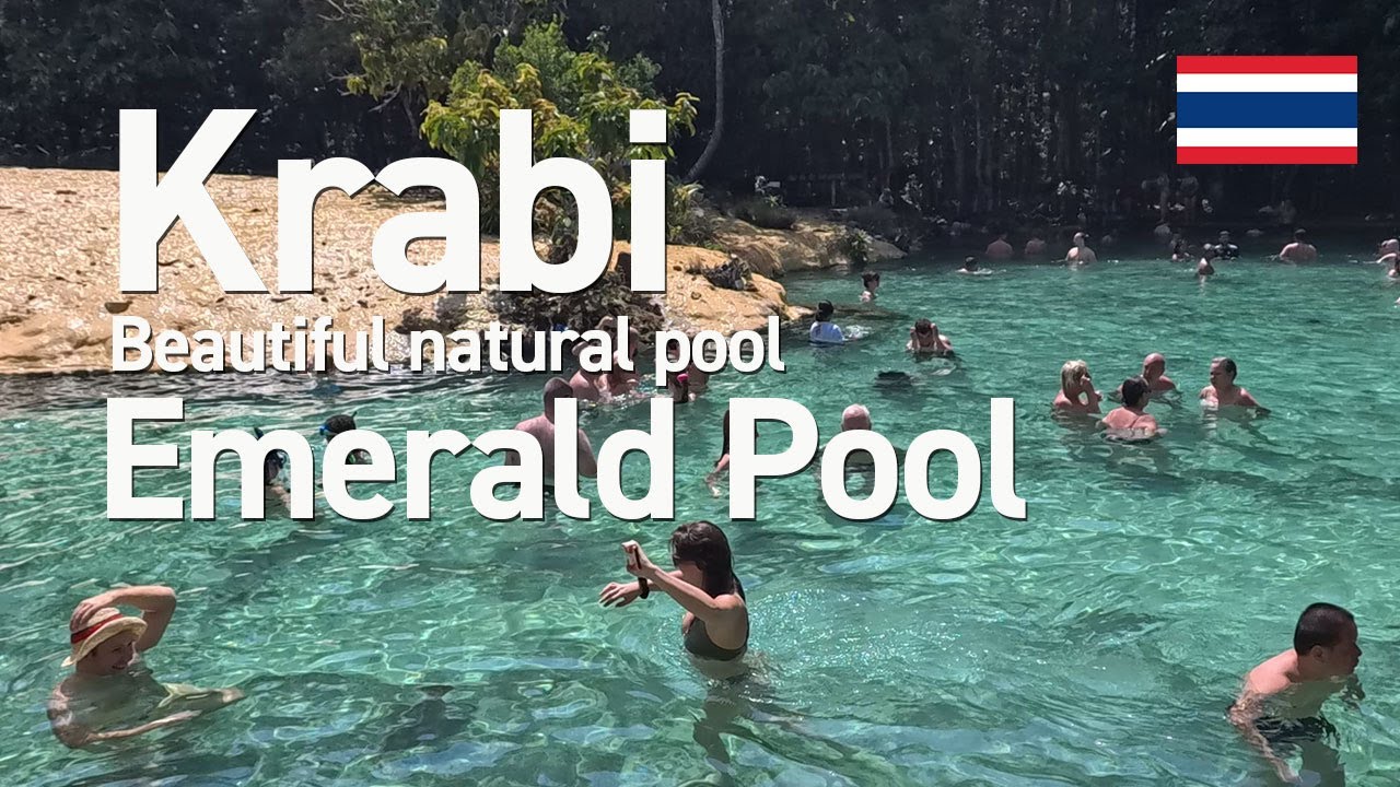 The Emerald Pool - One of the most popular destinations in Krabi, Thailand
