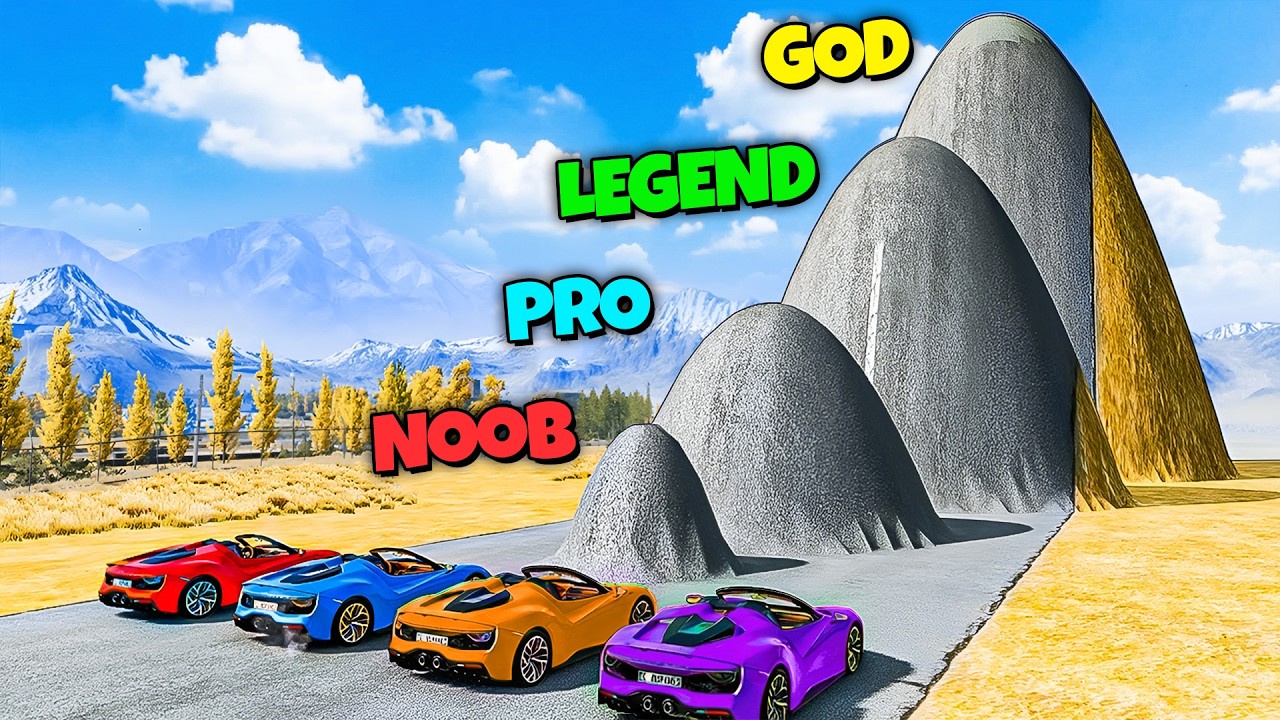 ¿Hasta dónde puede llegar un enorme camión monstruo sobre un bulto gigantesco en GTA 5?