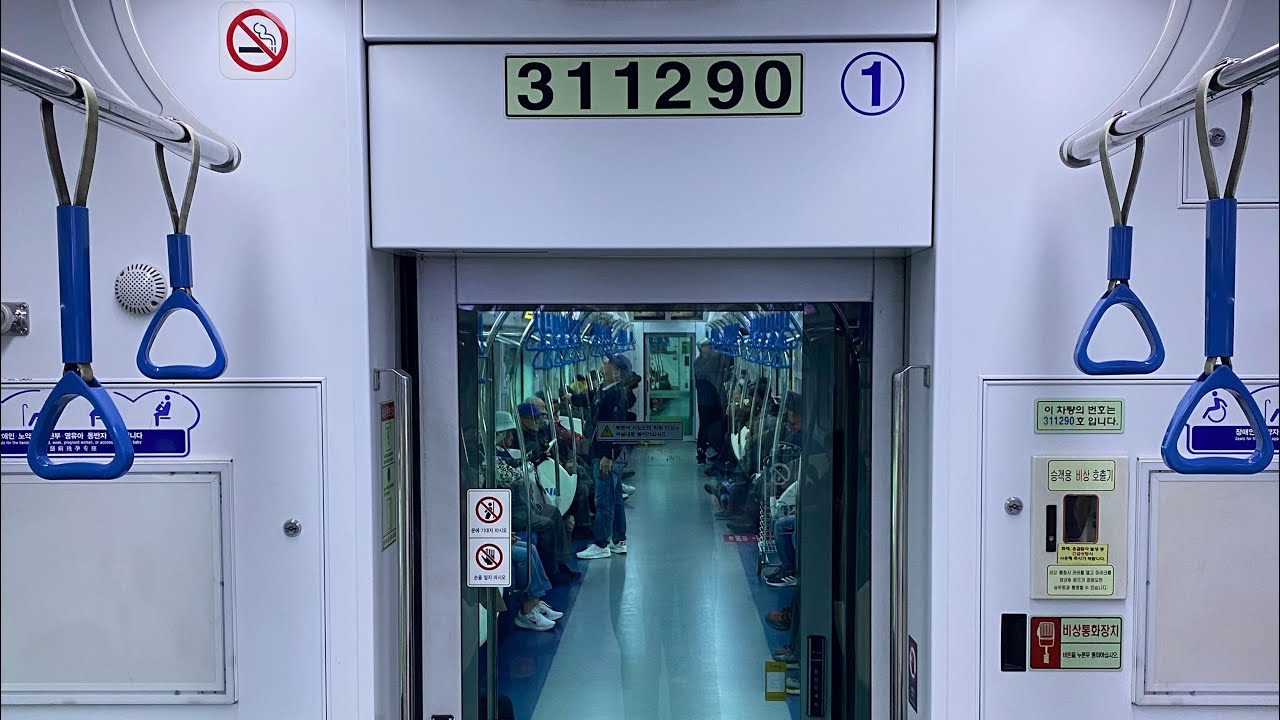 코레일 1호선 본선 (경춘선 이적분) 뱀눈이 311x90편성 연천행 소요산~연천 구간 주행