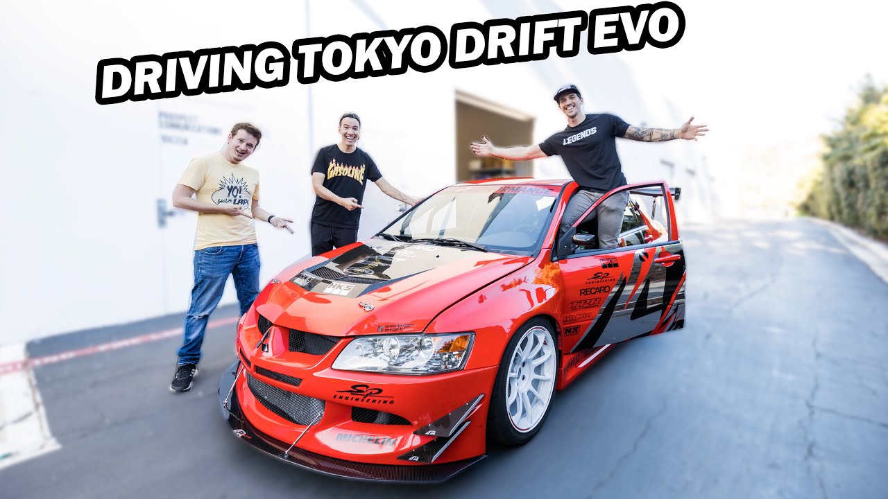 Gears and Gasoline Drives CROSS COUNTRY to Rip the Tokyo Drift Evo!