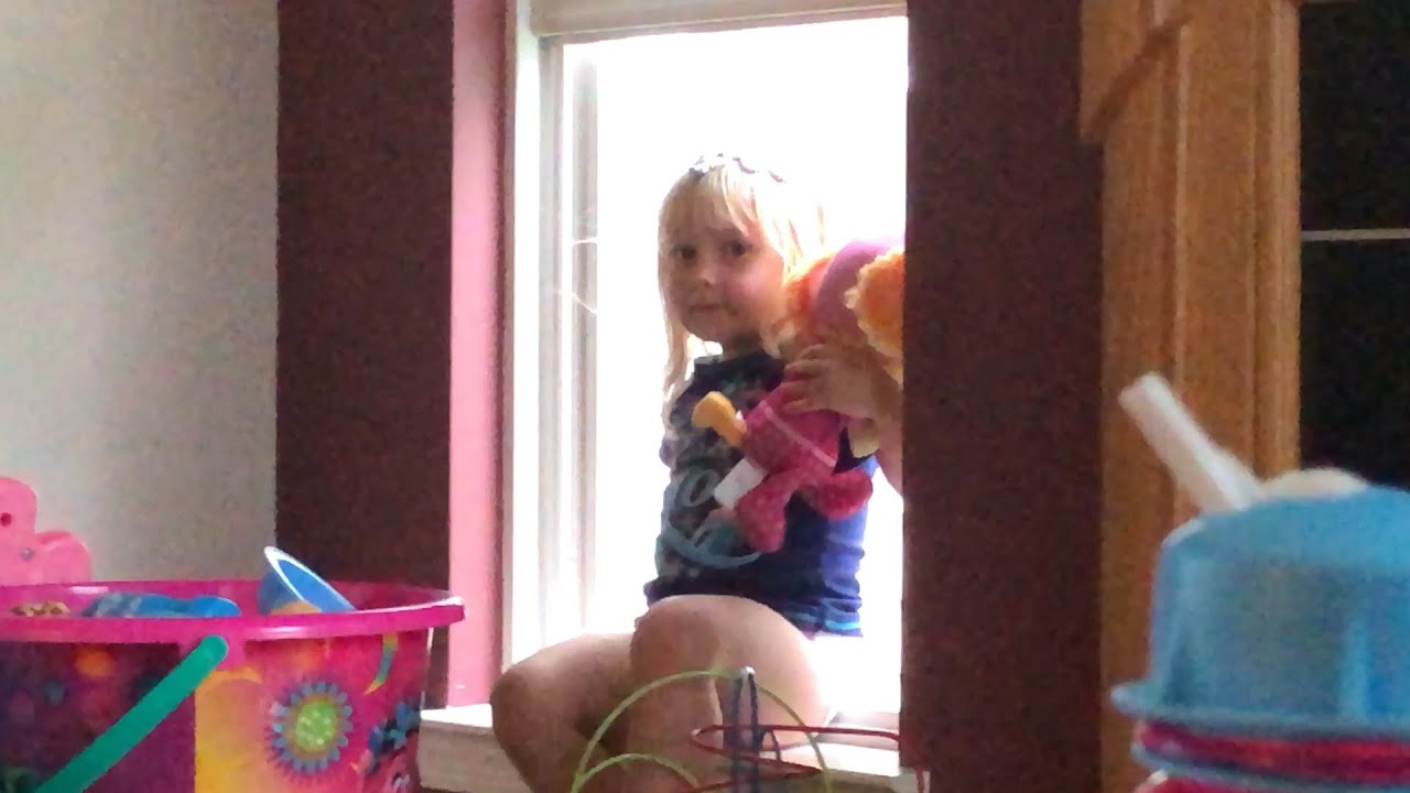 Juliet Playing On The Window Sill