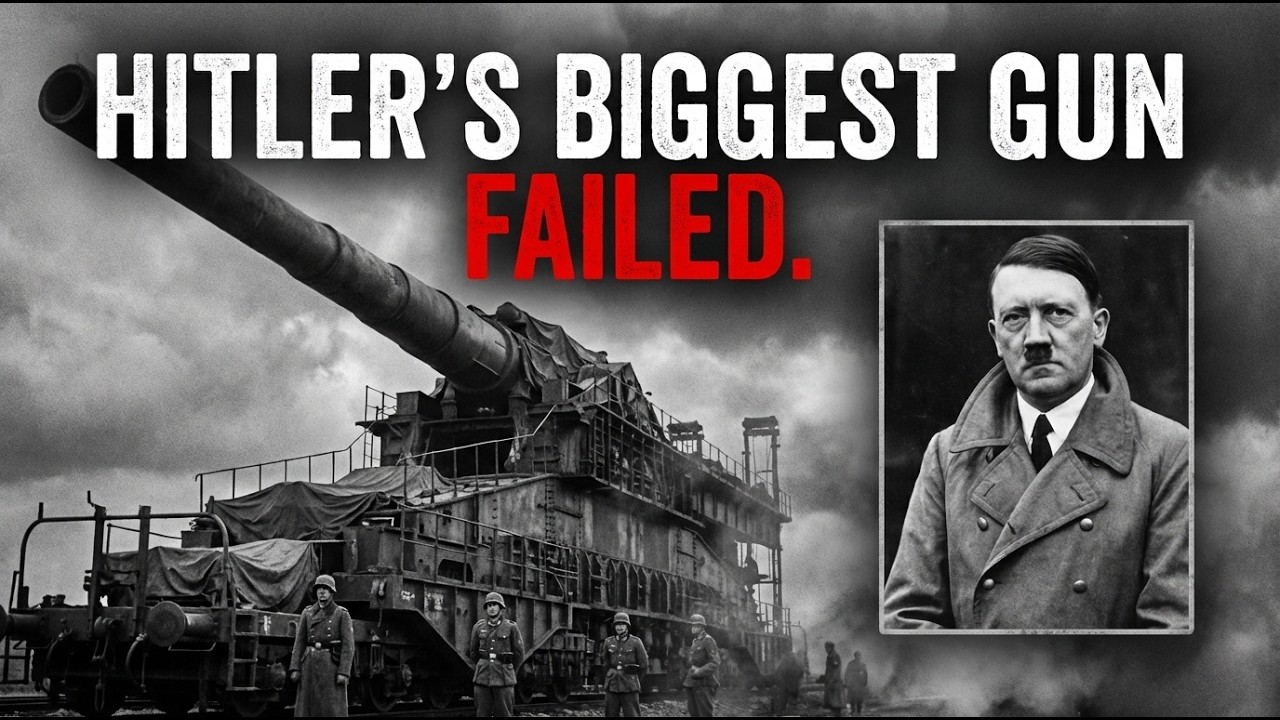 Hitler's Biggest Gun That Failed — 48 Rounds & Destroyed | Schwerer Gustav