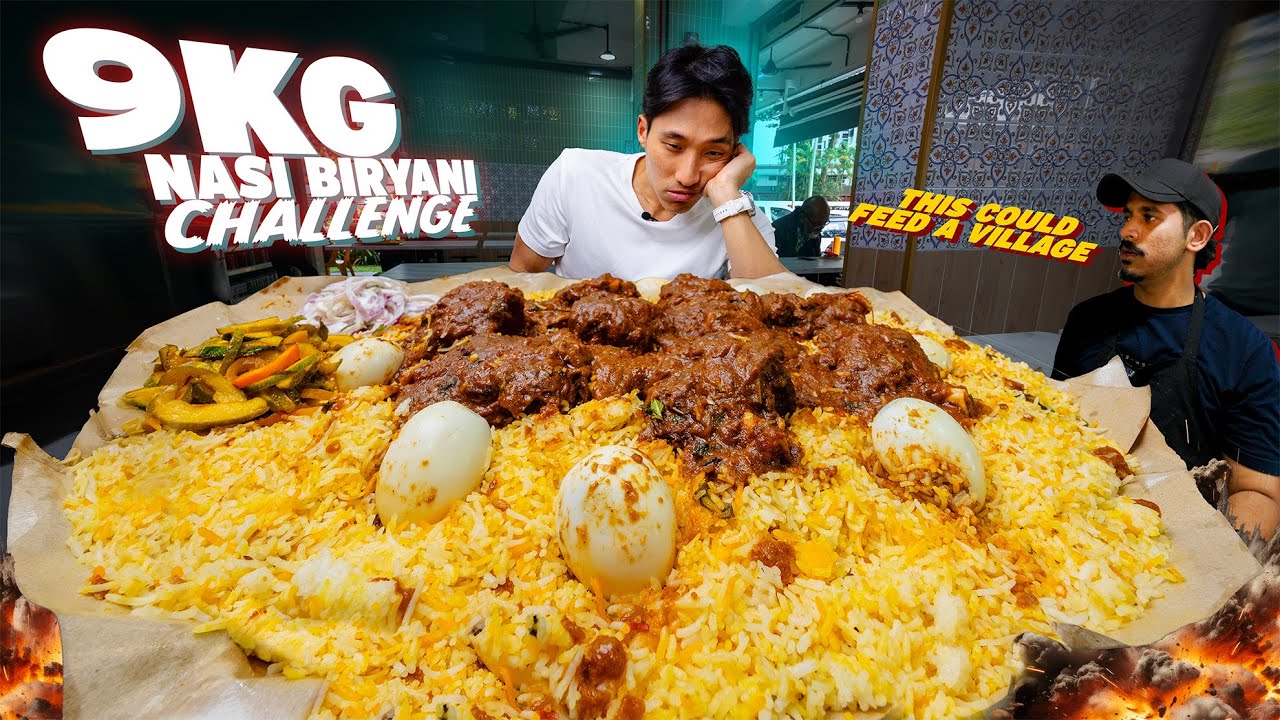 9KG Legendary Beach Road Biryani! | BEST Mutton Biryani in Singapore?!