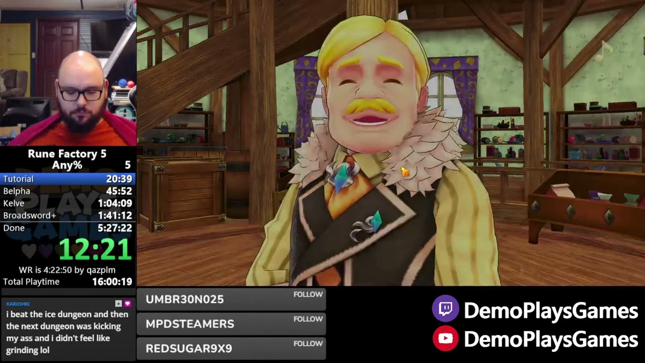 [PB] Rune Factory 5 Any% Speedrun - 5:14:46