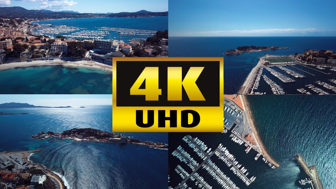 PLAGE DE RENECROS - BANDOL - FILME PAR DRONE EN 4K - (mars 2019)