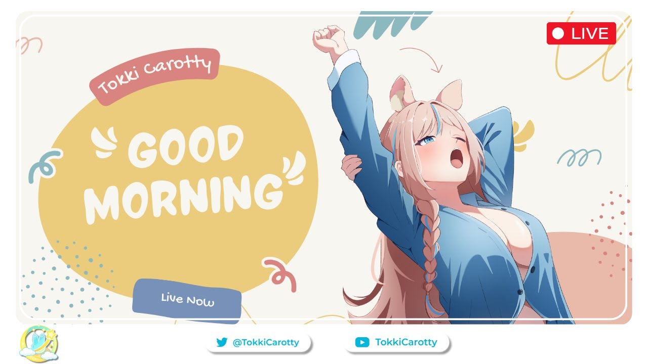 🥕 [  DINKUM ] GOOOOOD MOOOWNIIING SEMUAAAAAA #tokkimorningperson   🥕