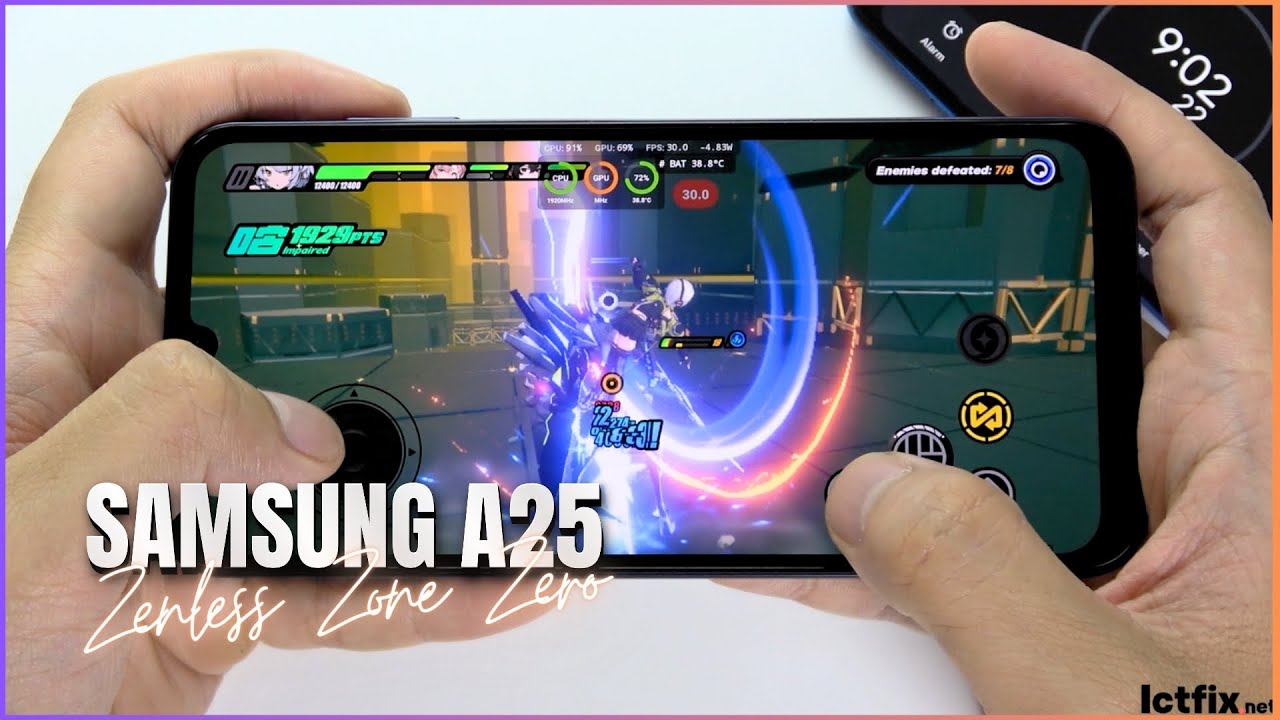 Samsung Galaxy A25 Zenless Zone Zero Gaming test | Exynos 1280, 120Hz Display