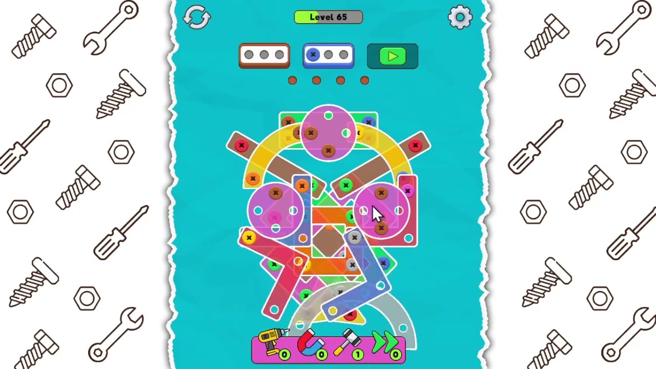 Screw Out: Bolts and Nuts - Level 65