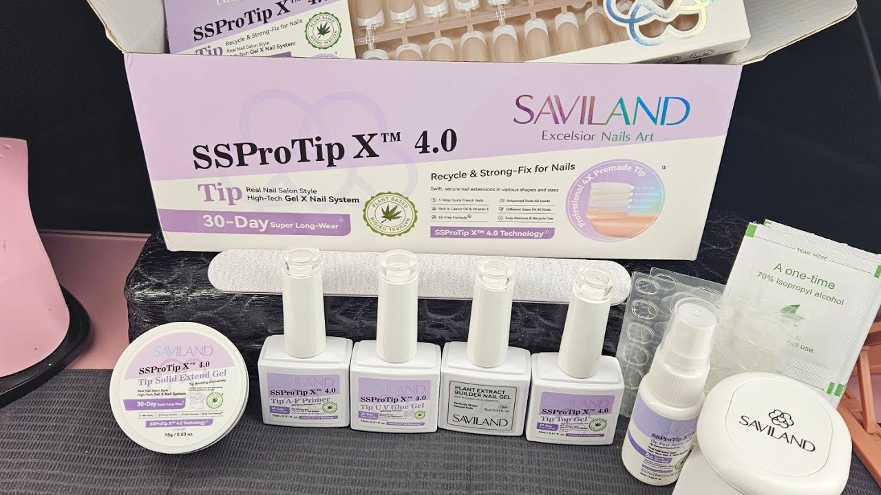 Trying Saviland SSProTip X 4.0 Gel X Nail System